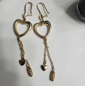 Gold plated earrings
